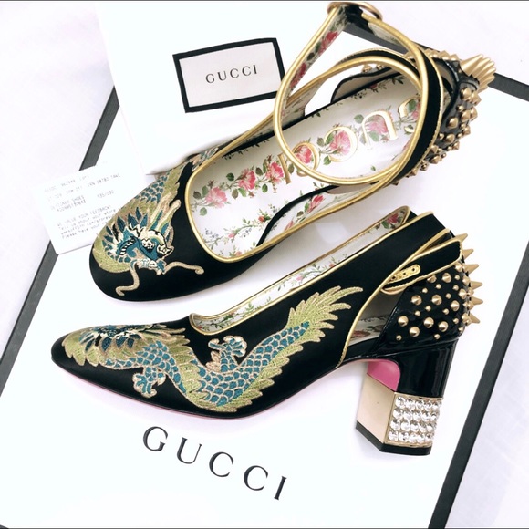 Authentic Bnib Gucci Dragon Pump 